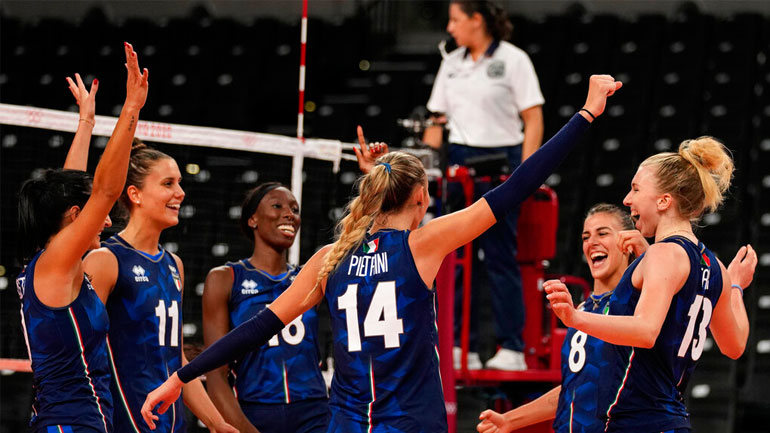 Βόλεϊ γυναικών: «Τρία στα τρία» και πρόκριση για την Ιταλία 3-0 την Αργεντινή