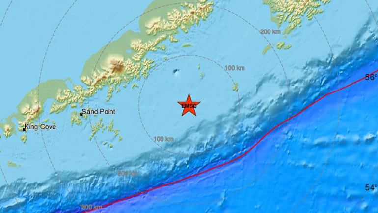 Σεισμική δόνηση 5,8 Ρίχτερ στην Αλάσκα