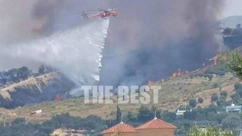 Πάτρα: Σε ύφεση η φωτιά στον Προφήτη Ηλία