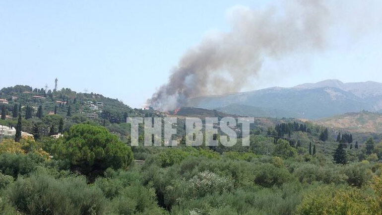 Σε εξέλιξη νέα φωτιά στην Πάτρα