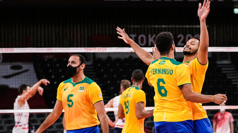 Βόλεϊ ανδρών: Ανέκαμψε η Βραζιλία 3-1 τις ΗΠΑ