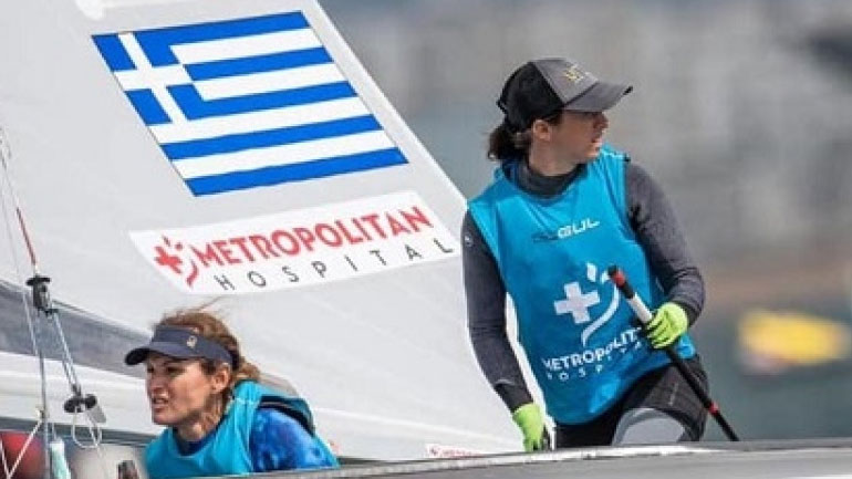 Ιστιοπλοΐα (470 γυναικών): Στη 17η θέση της γενικής κατάταξης οι Τσουλφά και Σπανάκη