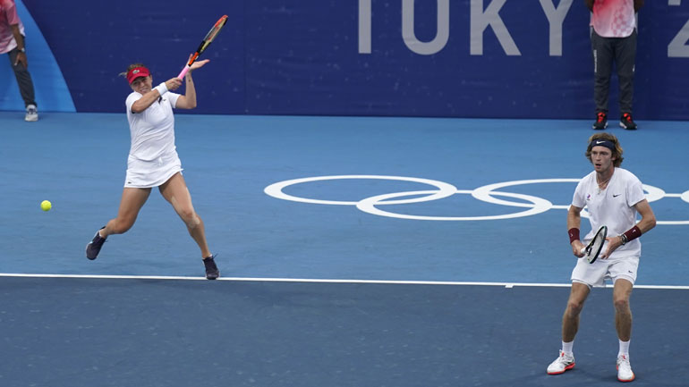 Τένις: Στον τελικό του μεικτού οι Ρούμπλεφ και Παβλιουτσένκοβα