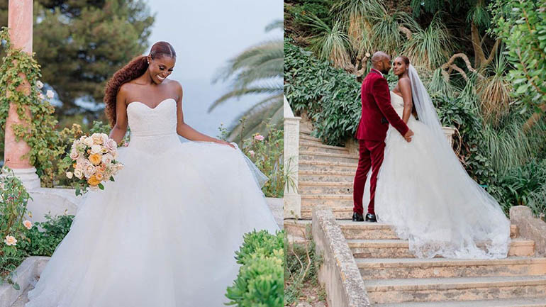 Ο παραμυθένιος γάμος της Issa Rae στη Νότια Γαλλία με Vera Wang νυφικό