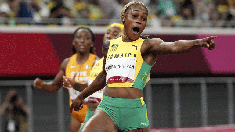 Η Τόμπσον Ολυμπιονίκης στα 100μ. γυναικών, η Τζαμάικα «κατέλαβε» το βάθρο