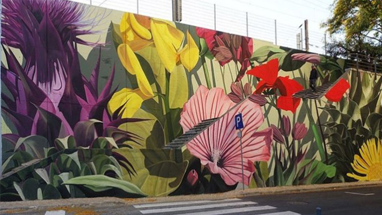 Τροπική βλάστηση, στις τοιχογραφίες του Thiago Mazza