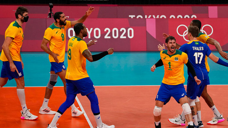 Βόλεϊ ανδρών: Δεύτερη η Βραζιλία