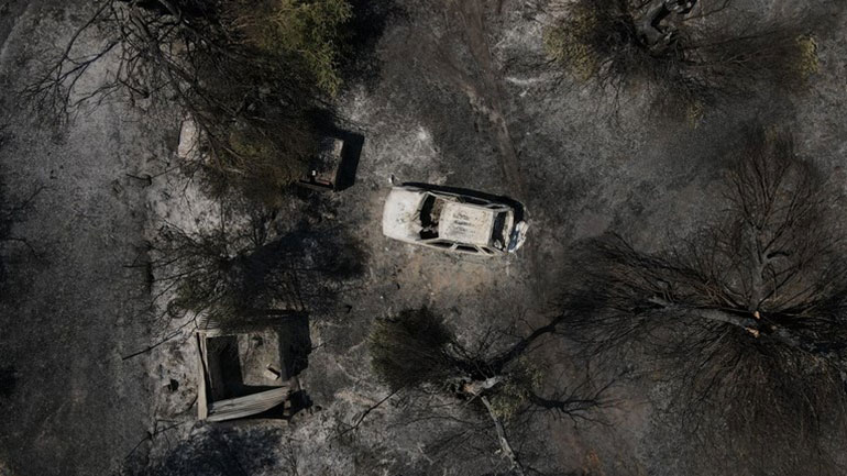 Ενεργοποιήθηκε ο «Κοπέρνικος» για την άμεση χαρτογράφηση των καμένων εκτάσεων στην Αιγιαλεία