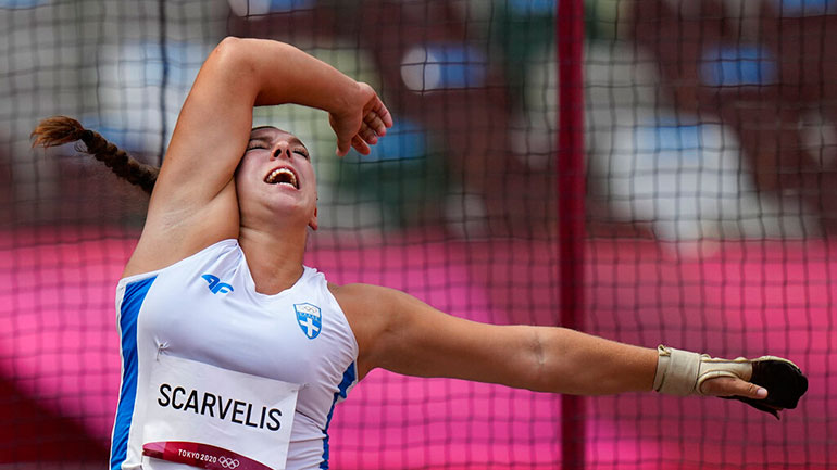 H Σκαρβέλη 69.01μ. στο Α΄ γκρουπ της σφυροβολίας