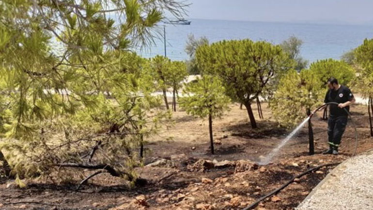 Πυρκαγιά στο Καβούρι Αττικής