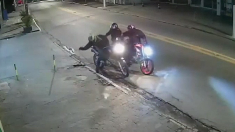 Η ληστεία κράτησε μερικά δευτερόλεπτα