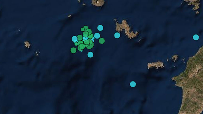 Σεισμός 4 Ρίχτερ ανοιχτά της Τήλου