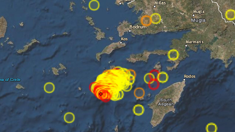 Σεισμός 3,6 Ρίχτερ στη Νίσυρο