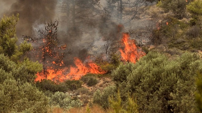 Εκκένωση των οικισμών Κουρκουλοί και Σκεπαστή Ευβοίας