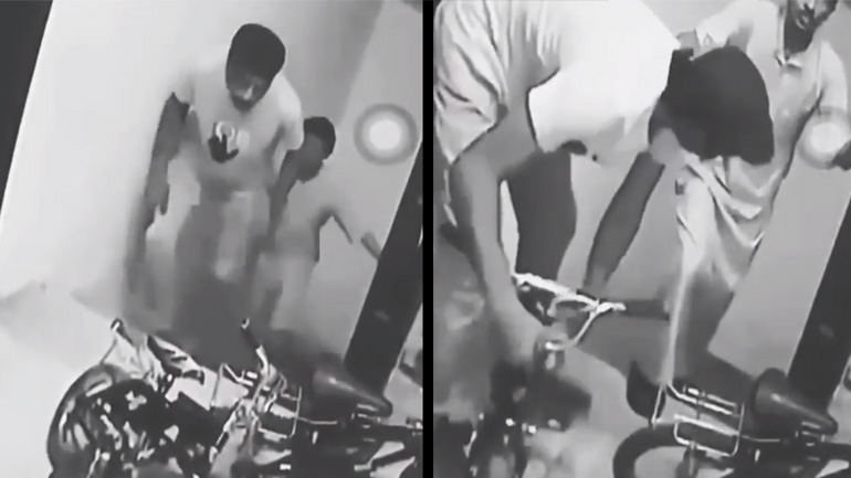 Οι κλέφτες ανακάλυψαν την κάμερα ασφαλείας