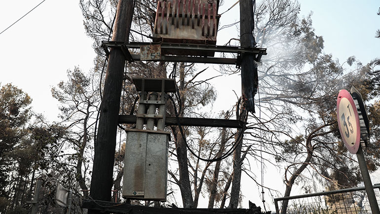Προβλήματα ηλεκτροδότησης σε Βαρυμπόμπη και Εύβοια