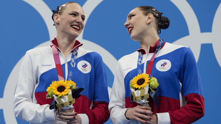 Καλλιτεχνική κολύμβηση: Οι Ρωσίδες Κολεσνιτσένκο και Ρομάσινα το χρυσό μετάλλιο στο ντουέτο
