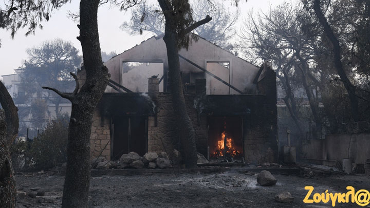 Νέες εκτιμήσεις για τη φωτιά στη Βαρυμπόμπη από το Εθνικό Αστεροσκοπείο Αθηνών