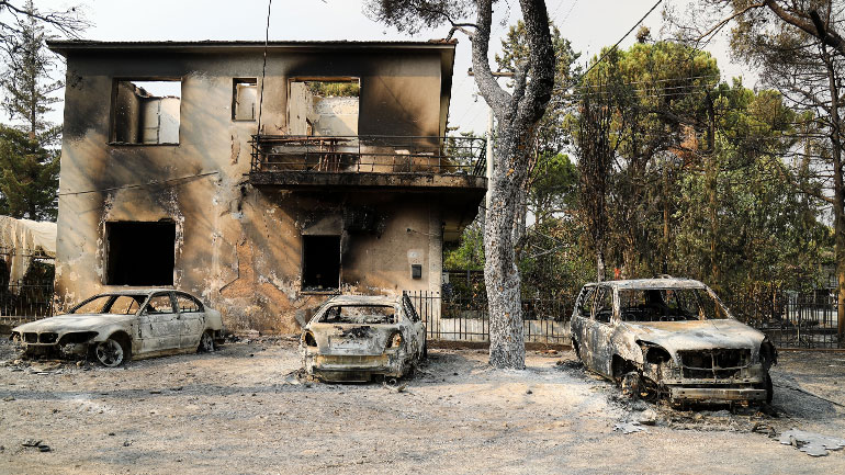 Άμεση ψυχολογική υποστήριξη στους πληγέντες των πυρκαγιών στη γραμμή 10306