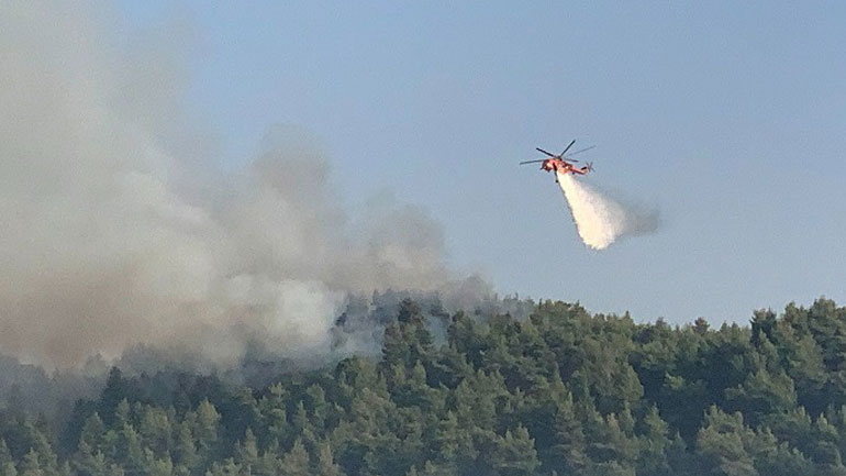 Υπό έλεγχο τέθηκε η φωτιά στη Ρόδο