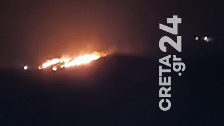 Κρήτη: Συναγερμός στην Πυροσβεστική για φωτιά στο χωριό Φουρνή