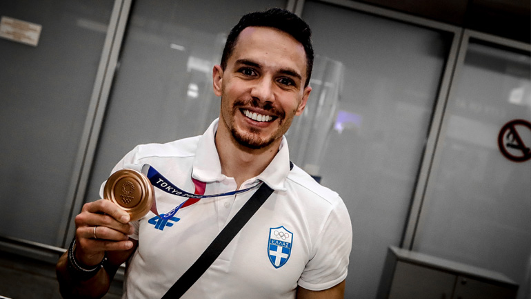 Στην Αθήνα και ο Πετρούνιας: «Τεράστιο το κίνητρο για να επιστρέψω στην κορυφή στο Παρίσι»