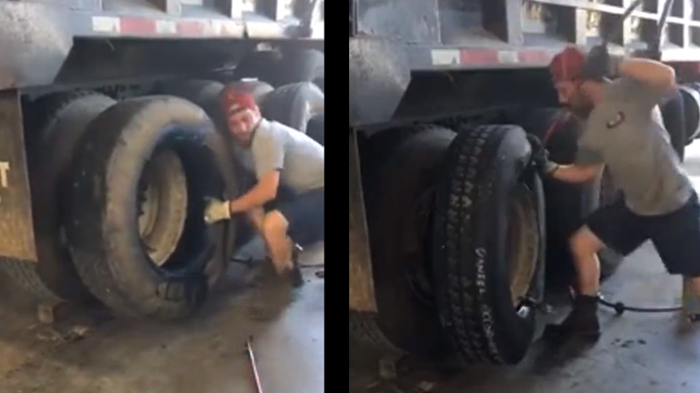 Αλλαγή ελαστικού σε 45 δευτερόλεπτα