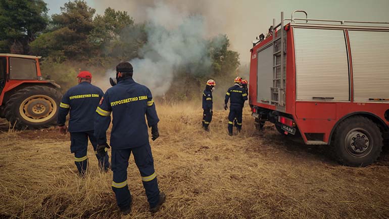 Θεσσαλονίκη: Σε εξέλιξη πυρκαγιά στην Καρδία του Δήμου Θέρμης