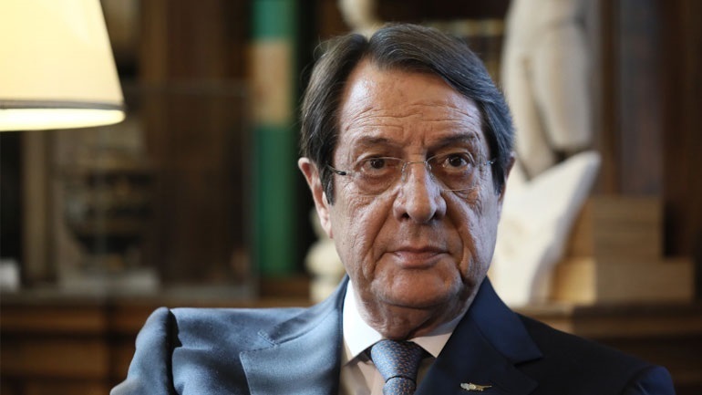 Αναστασιάδης: «Είμαστε και θα παραμείνουμε στο πλευρό της Ελλάδας»