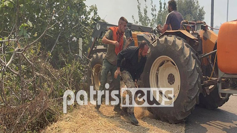 Αρχαία Ολυμπία: Μεγάλο το πύρινο μέτωπο στη Νεμούτα