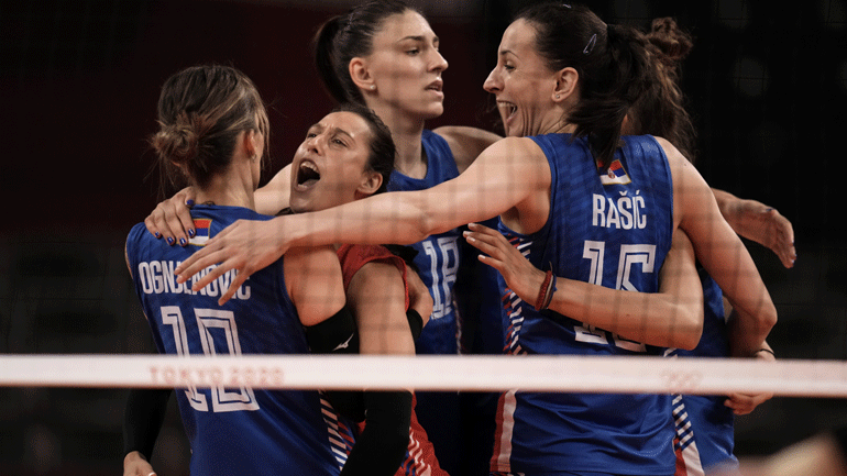 Βόλεϊ γυναικών: Χάλκινο μετάλλιο η Σερβία