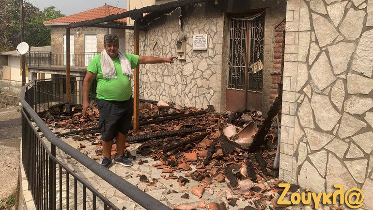 Η «Χώρα» Γορτυνίας μετράει τις πληγές της – Δραματικές περιγραφές κατοίκων που δεν εκκένωσαν το χωριό