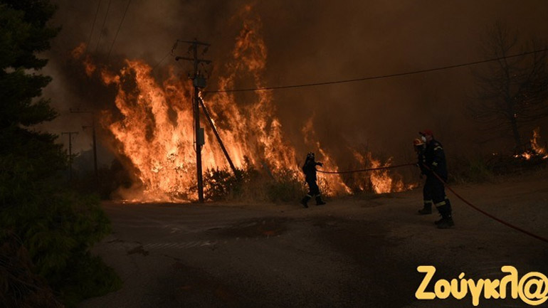 Ψιχαλίζει στη βόρεια Εύβοια