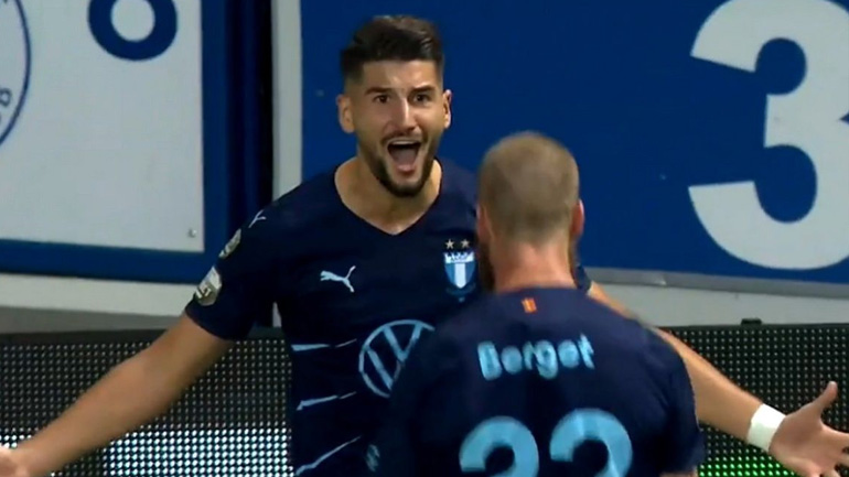 Champions League: Στα πλέι οφ με δύο γκολ του Τσόλακ η Μάλμε, 2-1 τη Ρέιντζερς με ανατροπή!