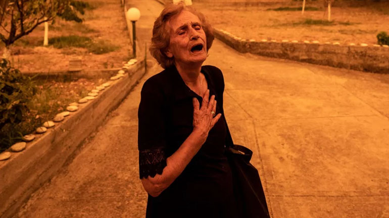 H 81χρονη Παναγιώτα Νουμίδη από την Εύβοια