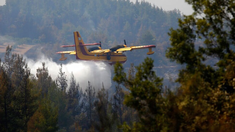 Υπό μερικό έλεγχο η πυρκαγιά στην Τανάγρα