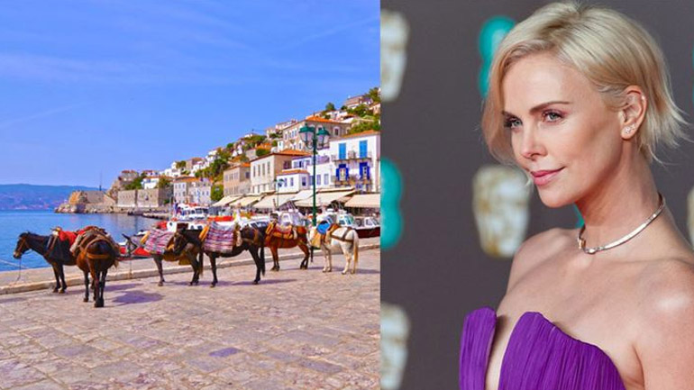 Charlize Theron: Βόλτες με τη μητέρα της στα σοκάκια της Ύδρας