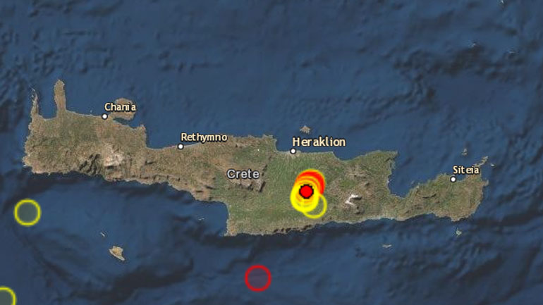 Σεισμός 3,1 Ρίχτερ στην Κρήτη