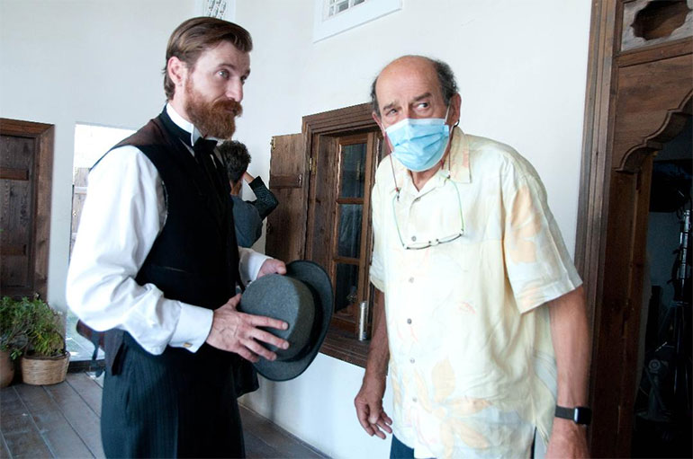 Από αριστερά: Σόλων Τσούνης, Μανούσος Μανουσάκης