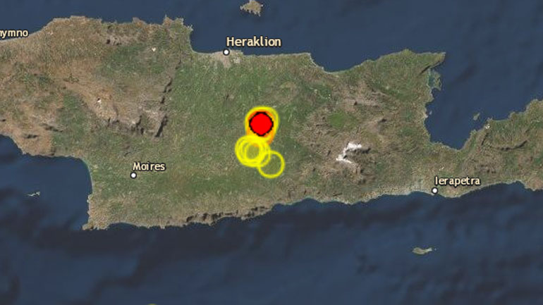Σεισμός 3,1 Ρίχτερ στην Κρήτη