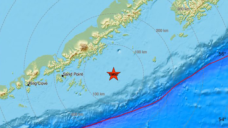 Σεισμική δόνηση 7 Ρίχτερ στην Αλάσκα Σεισμική δόνηση 7 Ρίχτερ στην Αλάσκα