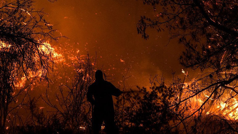 Πυρκαγιά σε δάσος του Λουτρακίου