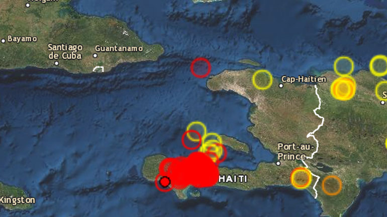 Μετασεισμός 5,9 Ρίχτερ στην Αϊτή