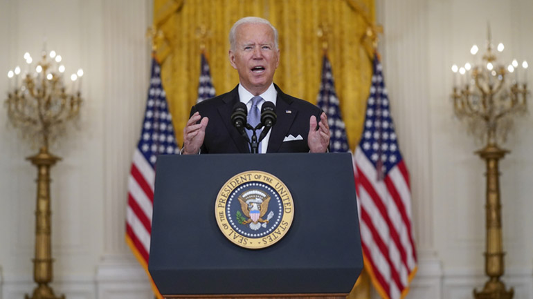 Μπάιντεν: Οι ΗΠΑ δεν είχαν σκοπό να οικοδομήσουν κράτος στο Αφγανιστάν