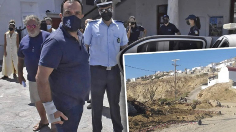 Ελεύθερος μετά από αυτόφωρο ο δήμαρχος Μυκόνου