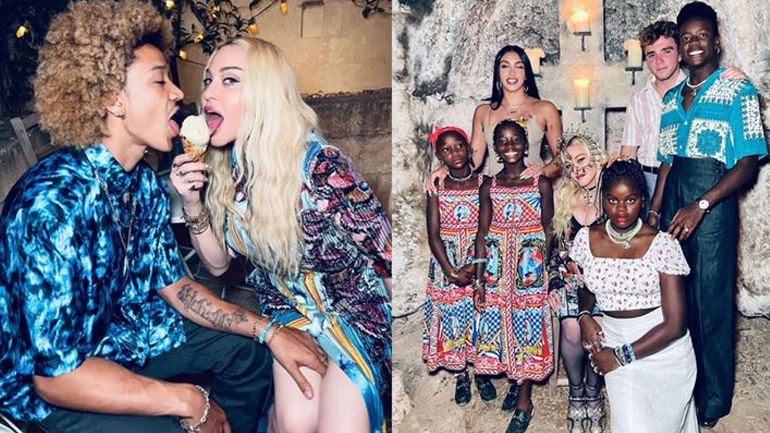 Madonna: Γιόρτασε τα 63α γενέθλιά της στην Ιταλία με τα παιδιά της και τον 26χρονο σύντροφό της