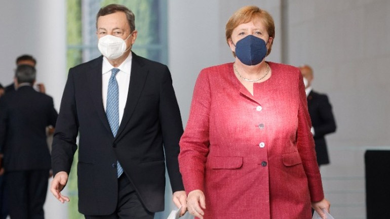 Τηλεφωνική επικοινωνία Ντράγκι – Μέρκελ για την κρίση στο Αφγανιστάν