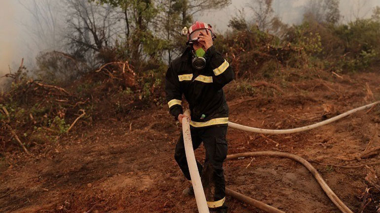 Καβάλα: Τριακόσια στρέμματα έκαψε η φωτιά στους Αντιφιλίππους