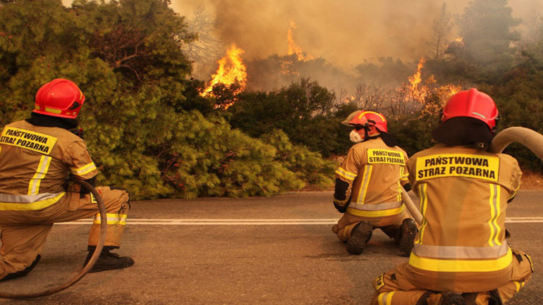 Νέες ενισχύσεις από το εξωτερικό για το πυροσβεστικό σώμα