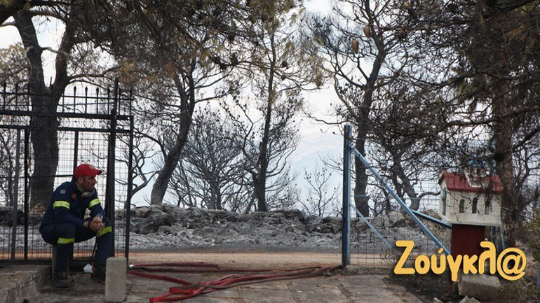 Χρυσοχοΐδης: Οριοθετήθηκε στο μεγαλύτερο μέρος η πυρκαγιά στα Βίλια